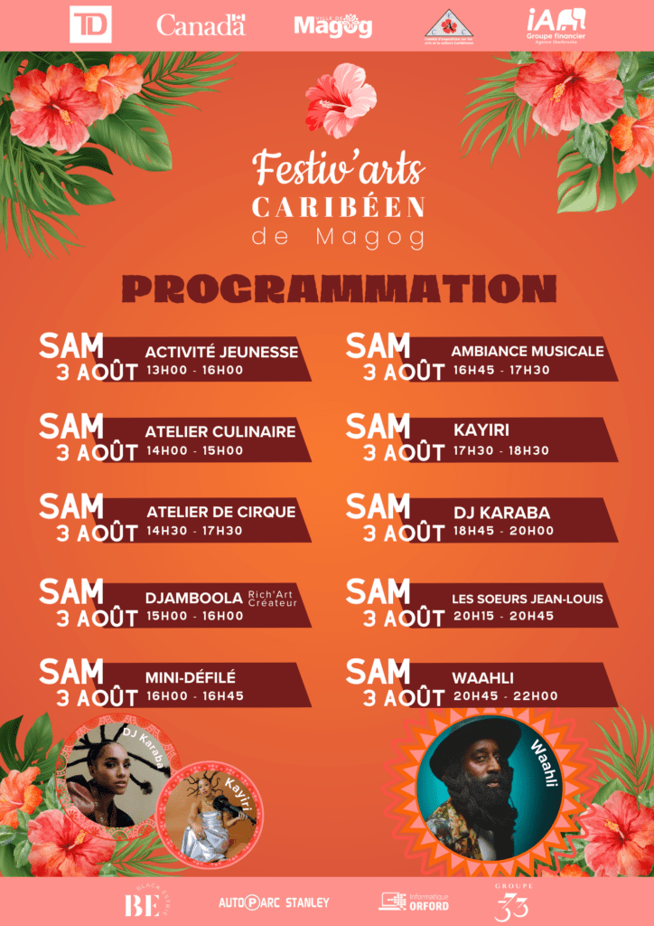 Programmation 3 août 2024 Festiv'arts
